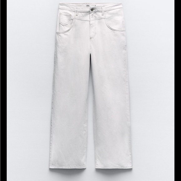 Zara Denim - Zara Linen Wide Leg Jeans NWOT